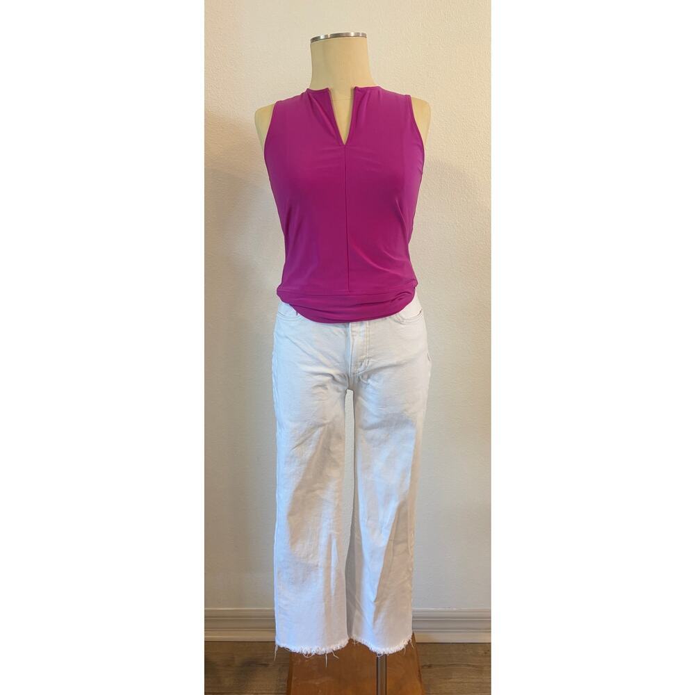 Lauren Ralph Lauren Pink Sleeveless Top Women’s Golf Athletic Stretch Blouse
